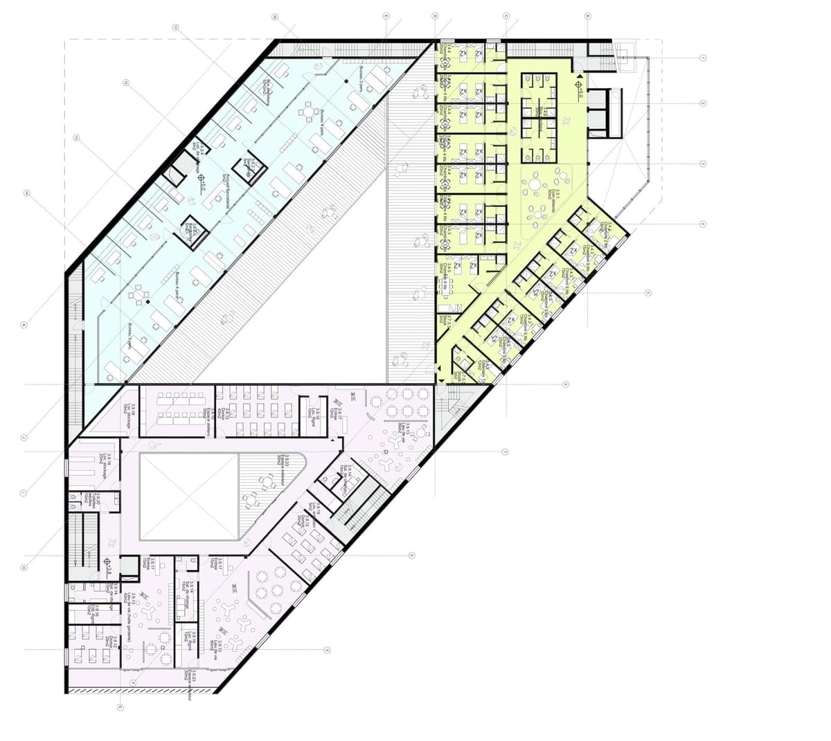 mapa centrum handlowego euralille 
