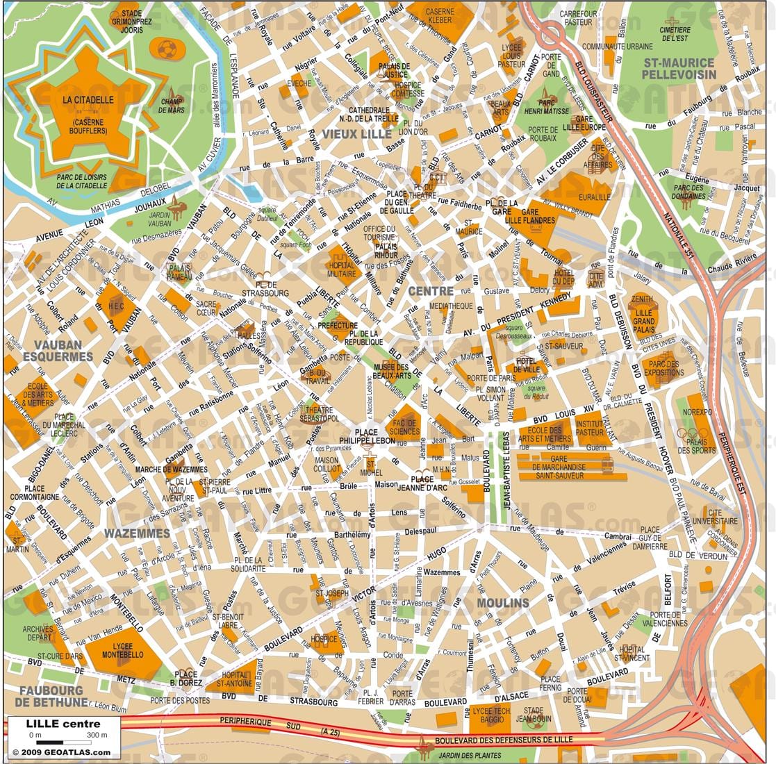 Lisle mapę w formacie PDF