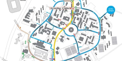 Mapa Lille szkoły